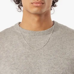 Shinola Necklaces|Sterling Silver|Simple Curb Chain Necklace
