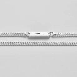 Shinola Necklaces|Sterling Silver|Simple Curb Chain Necklace