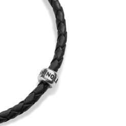 Shinola Bracelets|Bracelets|Single Wrap Woven Leather Bracelet Black