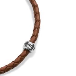 Shinola Best Sellers|Bracelets|Single Wrap Woven Leather Bracelet Tan