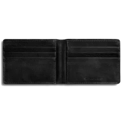 Shinola Best Sellers|Monogrammable|Slim Bifold Wallet Black