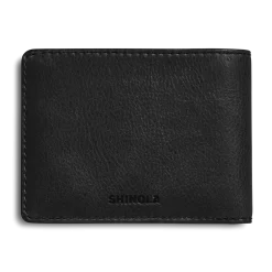 Shinola Best Sellers|Monogrammable|Slim Bifold Wallet Black