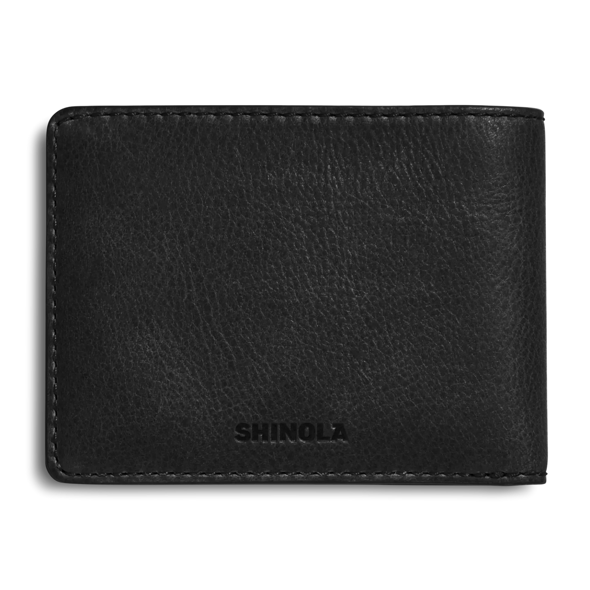 Shinola Best Sellers|Monogrammable|Slim Bifold Wallet Black