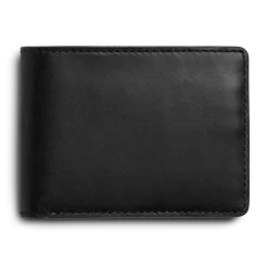 Shinola Monogrammable|Personalizable|Slim Bifold Wallet Black
