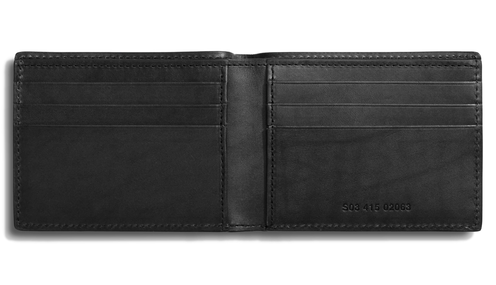 Shinola Monogrammable|Personalizable|Slim Bifold Wallet Black