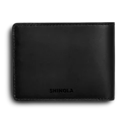 Shinola Monogrammable|Personalizable|Slim Bifold Wallet Black