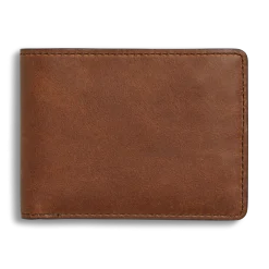Shinola Best Sellers|Monogrammable|Slim Bifold Wallet Medium Brown
