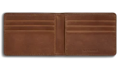 Shinola Best Sellers|Monogrammable|Slim Bifold Wallet Medium Brown