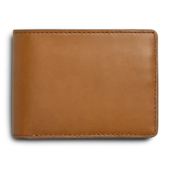 Shinola Monogrammable|Personalizable|Slim Bifold Wallet Tan