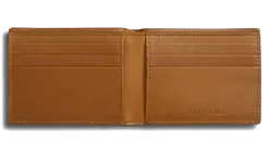 Shinola Monogrammable|Personalizable|Slim Bifold Wallet Tan