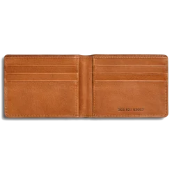 Shinola Monogrammable|Personalizable|Slim Bifold Wallet Tan
