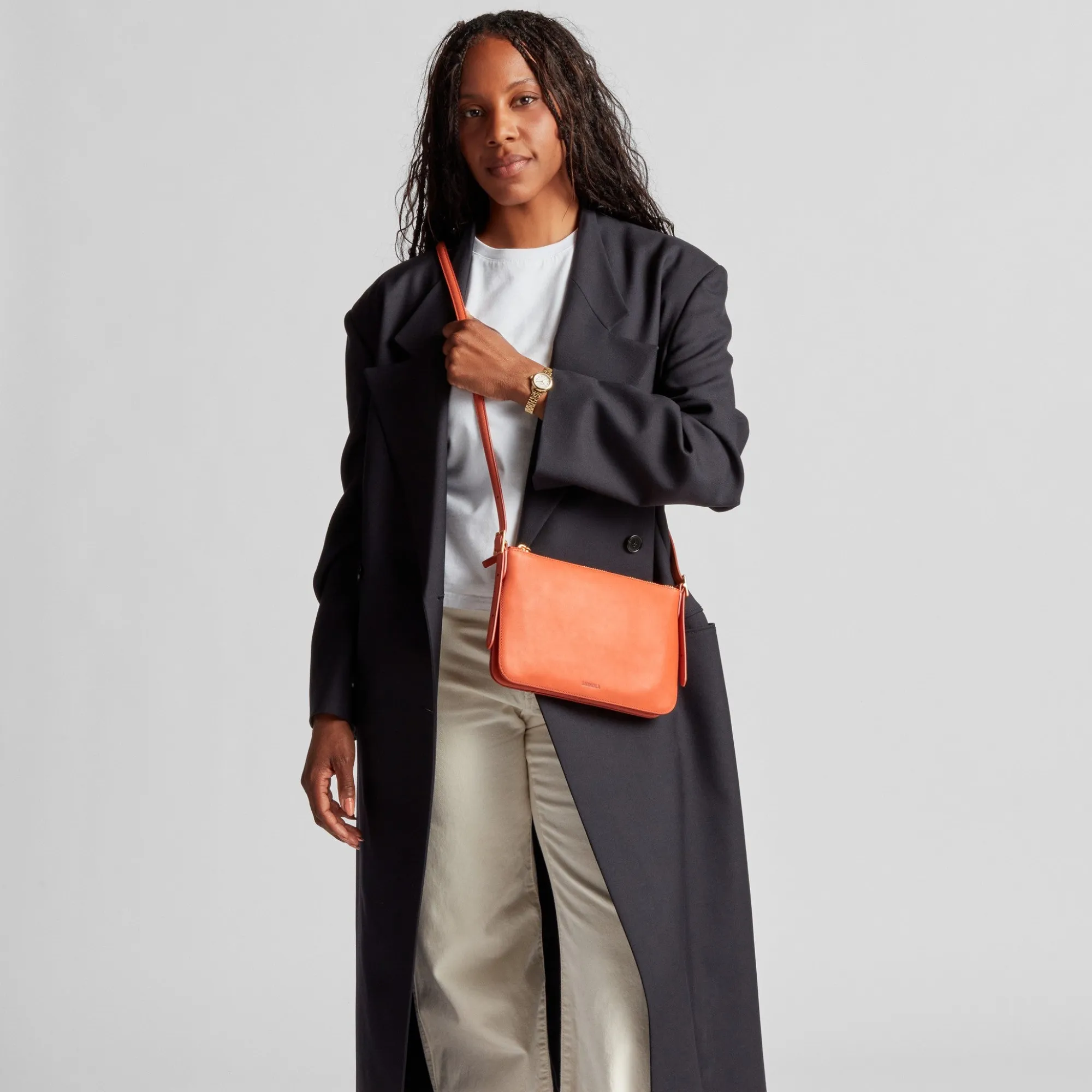 Shinola New Arrivals|Crossbody Bags|Small Bixby Crossbody Rust