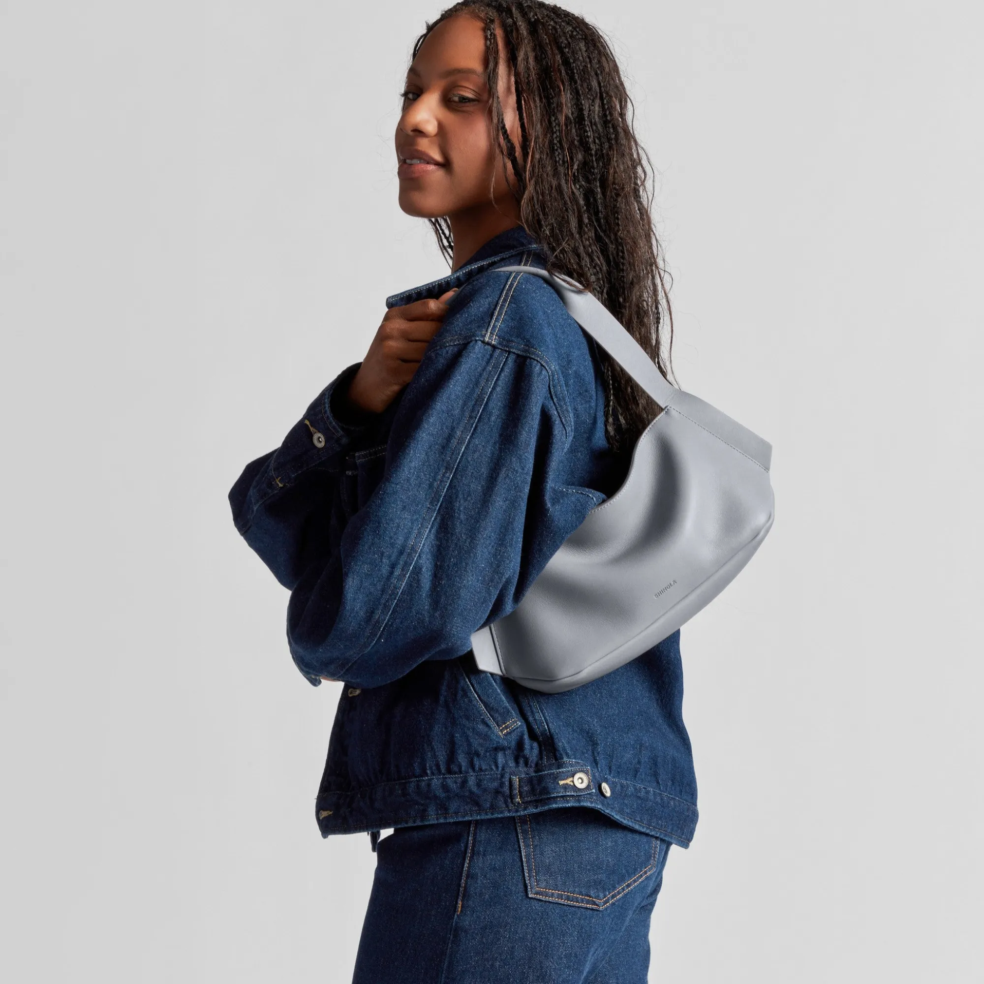 Shinola New Arrivals|Shop All Women'S Leather & Bags|Small Derby Shoulder Bag Mist
