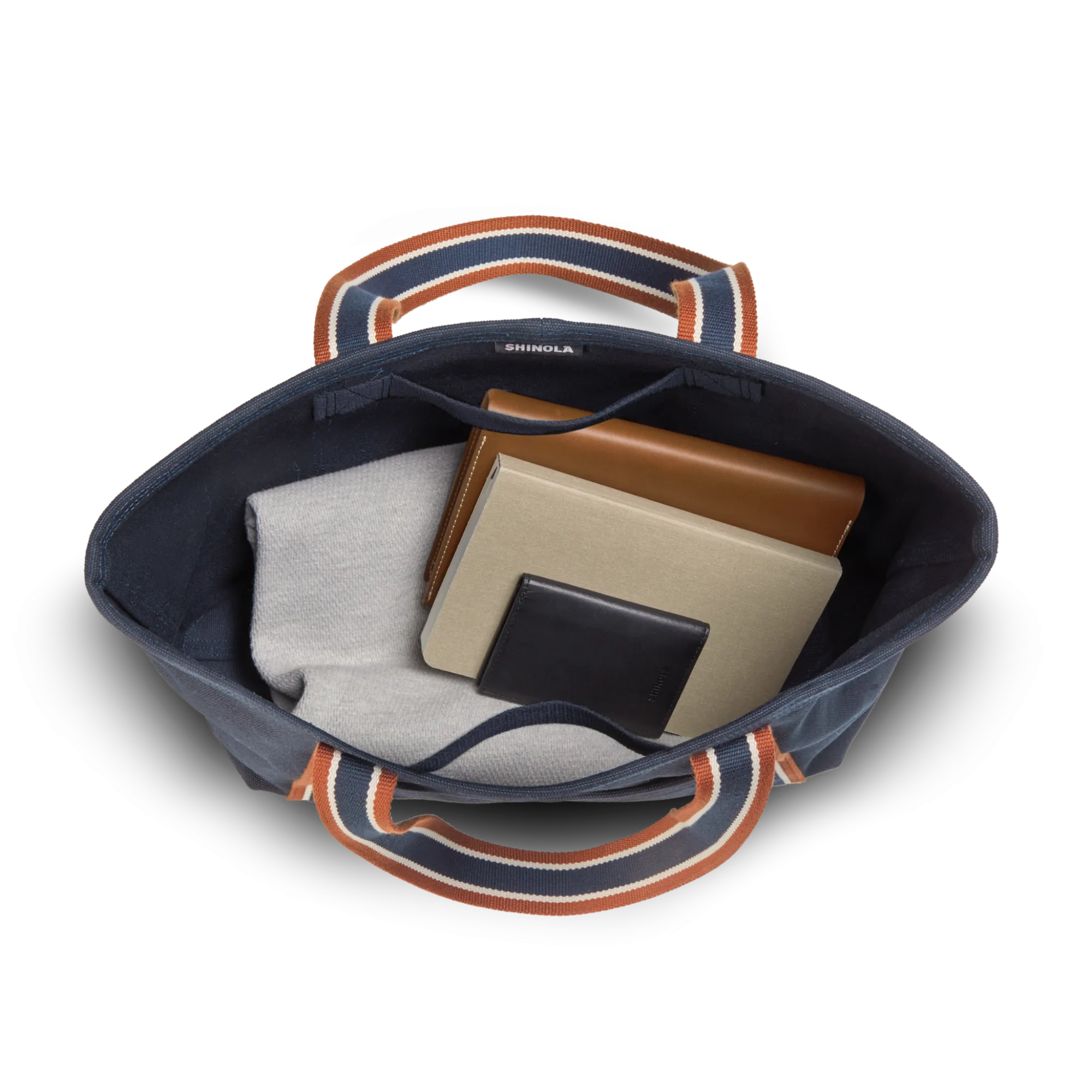 Shinola Tote Bags|New Arrivals|Small Easy Canvas Tote Navy