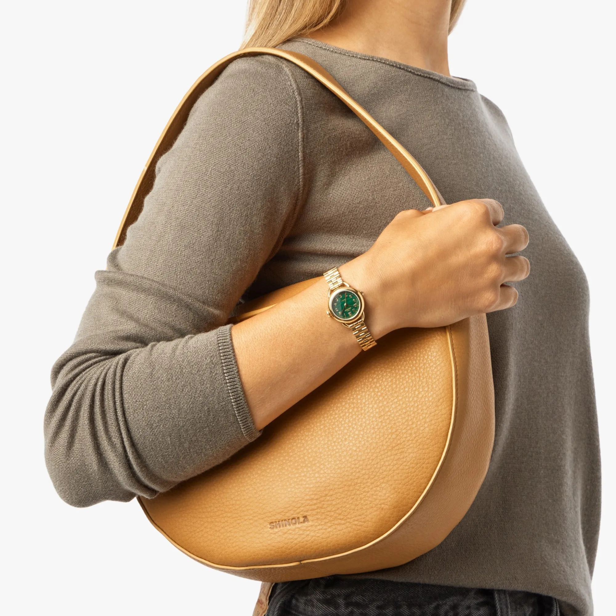 Shinola Shop All Women'S Leather & Bags|Women'S Leather & Bags|Small Shoulder Bag Honey