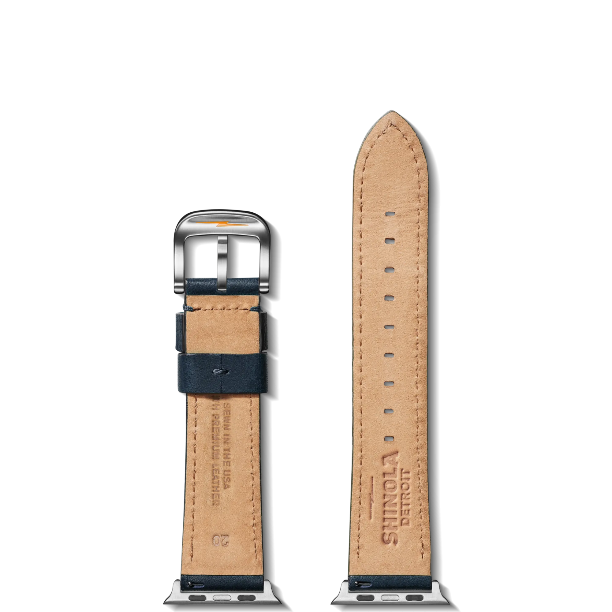 Shinola Shop All Straps|Strap: 20/18 Blarney, SW RR Classic, Silver