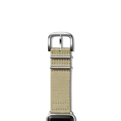 Shinola Shop All Straps|Nylon|Strap: 24/24 Nylon, SW Split G10, Vintage, Silver
