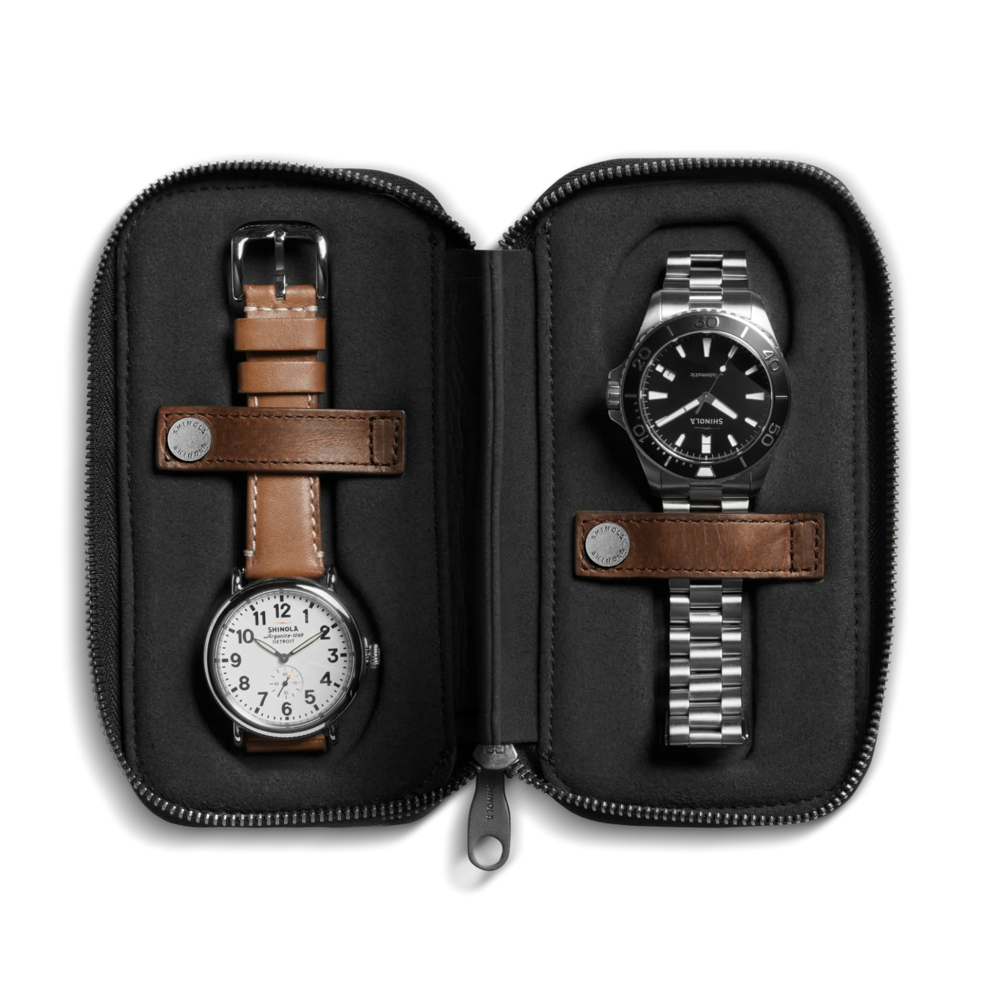 Shinola Best Sellers|Best Sellers|Travel Watch Case Medium Brown