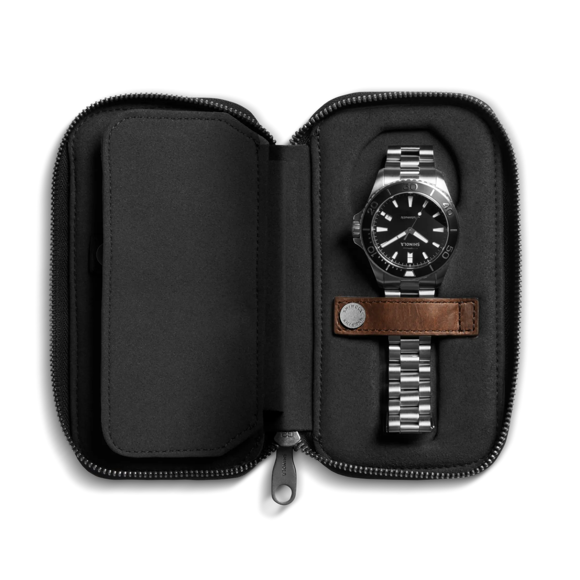 Shinola Best Sellers|Best Sellers|Travel Watch Case Medium Brown