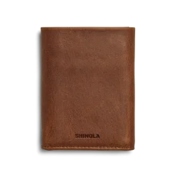 Shinola Monogrammable|Personalizable|Trifold Wallet Medium Brown