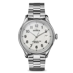 Shinola Personalizable|Men'S Watches|Vinton Watch Alabaster