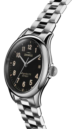Shinola Women'S Watches|Personalizable|Vinton Watch Black