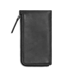 Shinola Monogrammable|New Arrivals|Zip Around Card Case Black