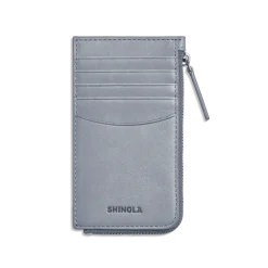 Shinola Monogrammable|New Arrivals|Zip Around Card Case Mist