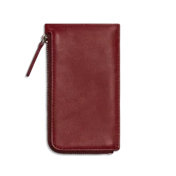 Shinola Monogrammable|New Arrivals|Zip Around Card Case Ruby