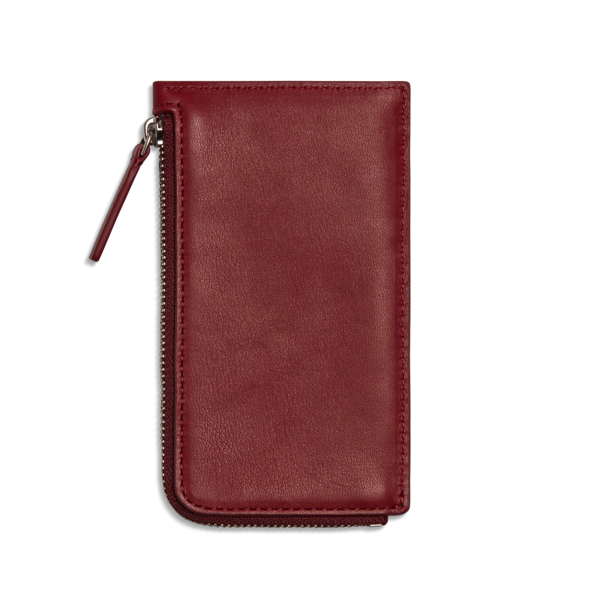 Shinola Monogrammable|New Arrivals|Zip Around Card Case Ruby