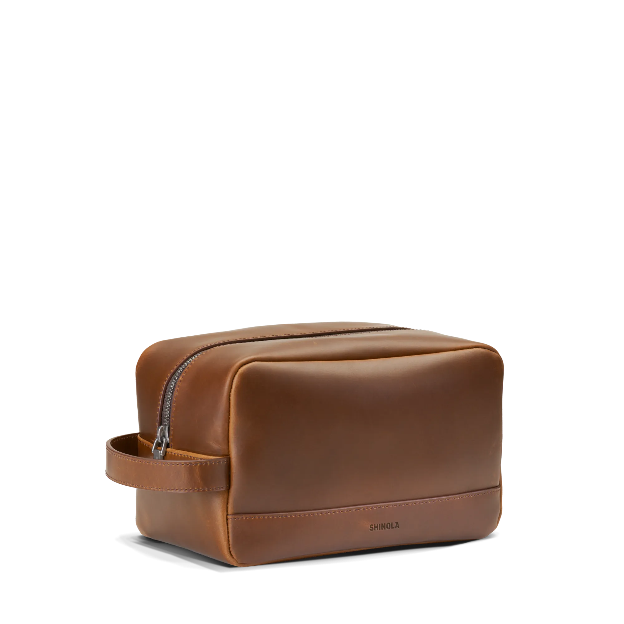 Shinola Best Sellers|Shop All Men'S Leather & Bags|Zip Travel Kit Medium-Brown